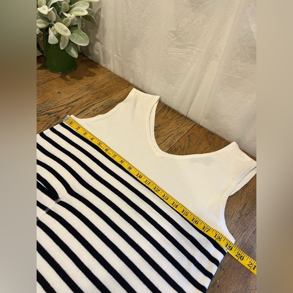 ORLY – Striped Sleeveless Knit Top – Size L - Picture 6 of 7